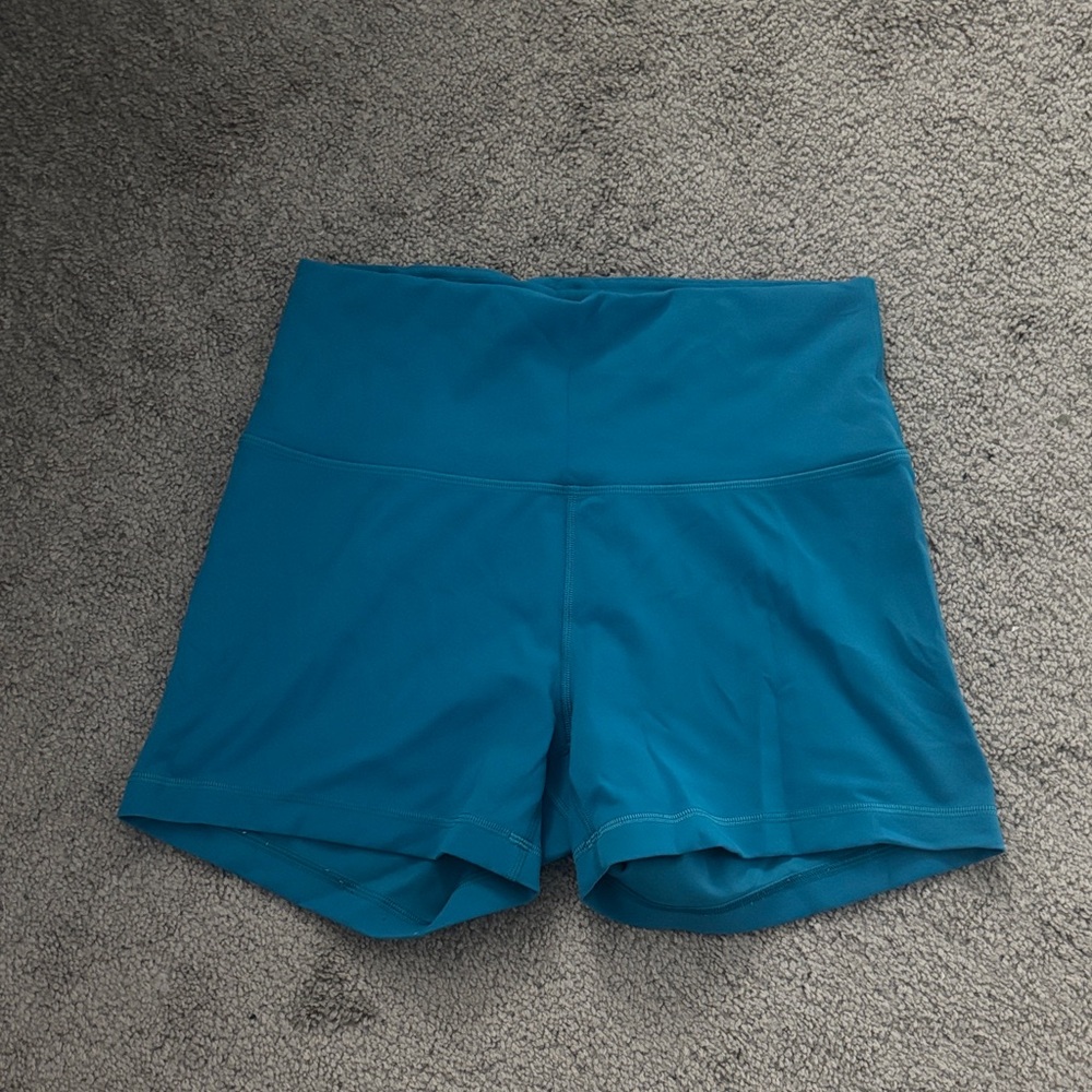 Lululemon Athletica Teal Athletic Shorts